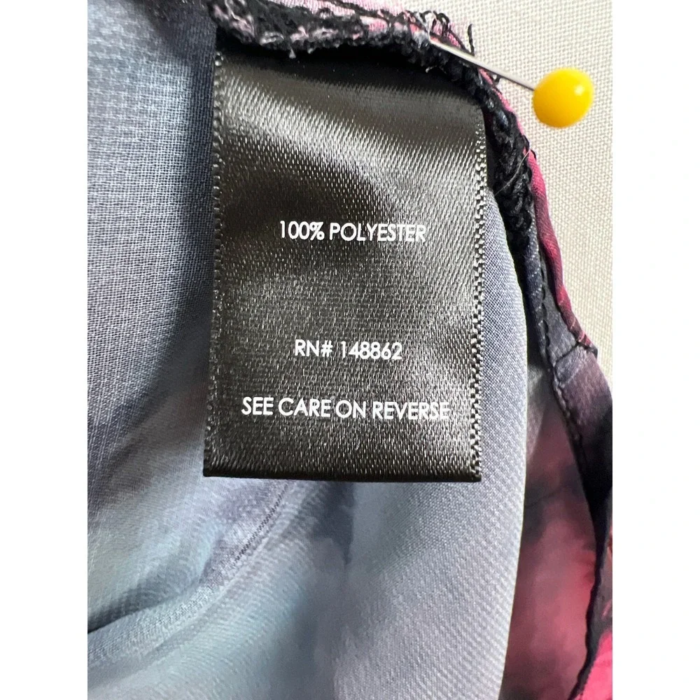 Torrid 2 Maxi Kimono Duster Womens 2X Multicolor Tie Dye Chiffon Drawstring